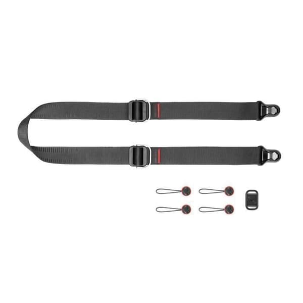 Peak Design SLL-BK-3, Digitalkamera, Aluminium, Nylon, Svart, 90 kg, 145 cm, 99 cm