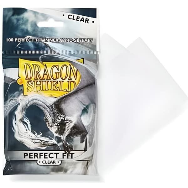 Skydd förkortel Dragon Shield Perfect Fit Clear - 100 enheter