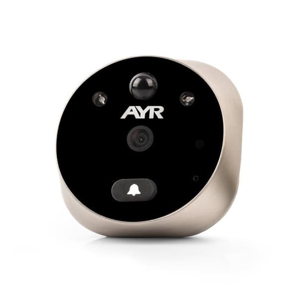 Ayr - AYR 759-HD Lite - 677 - Judas digital 759-HD Lite - Full HD. Satin-nickel finish.