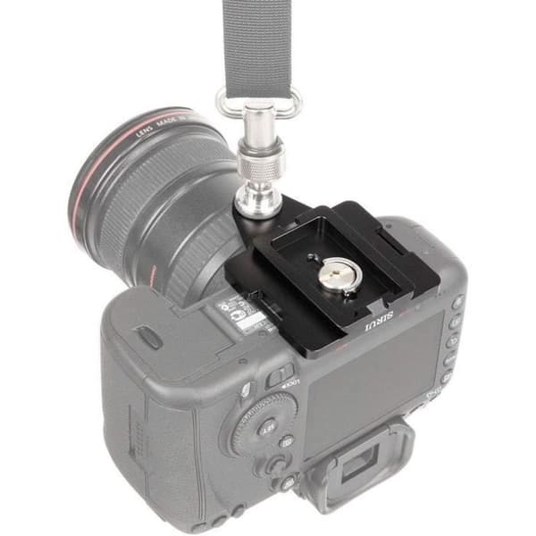 Kameraplattform - SIRUI - AM-LP70 - Gänga 1/4 - Kompatibel med Arca Swiss - Gummibeläggning