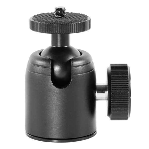 INF Mini kulehode 360° svingbart med 1/4" skruefeste