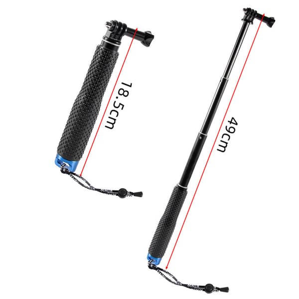 INF Utvid rekkevidden din: 49 cm teleskopisk forlengelsesstang for SLR