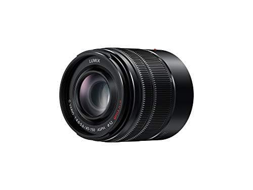 Panasonic H-FS45150EKA LUMIX G Vario telezoom 45-150 mm F4.0-5.6 ASPH. Linssi (90-300 mm KB, OIS-kuvanvakain) musta & Walimex Pro UV-suodatin Slim MC