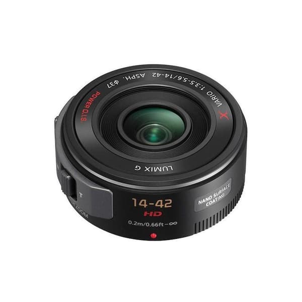 Panasonic 14-42mm - f/3.5-5.6 PowerZoom - vidvinkel zoomobjektiv - Sort
