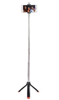 Hama Multi 4in1 Bordstativ 1/4 tum Arbetshöjd: 20 - 90 cm Svart Inkl. smartphonehållare