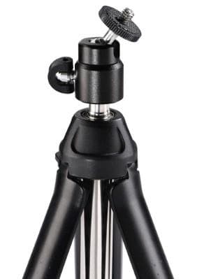 Hama Multi 4in1 Bordstativ 1/4 tum Arbetshöjd: 20 - 90 cm Svart Inkl. smartphonehållare
