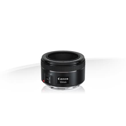 Obiectiv foto CANON, EF 50MM/F1.8 STM, "AC0570C005AA" (timbru verde 0.18 lei) Sort