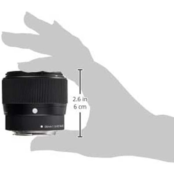 Sigma Photo Linse Dc Dn Eos-m 56 Mm F/1.4 Sort