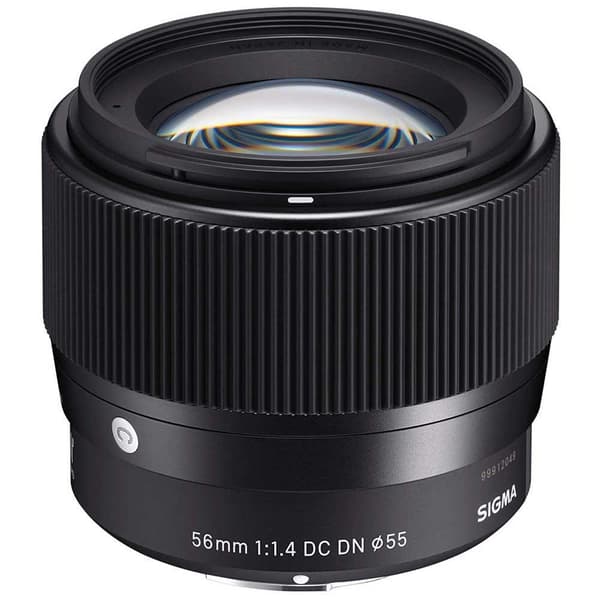 Sigma Photo Linse Dc Dn Eos-m 56 Mm F/1.4 Sort Sort