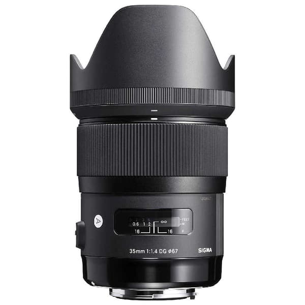 Sigma Photo Linse Dg Hsm Ptx 35 Mm F/1.4 Sort Sort