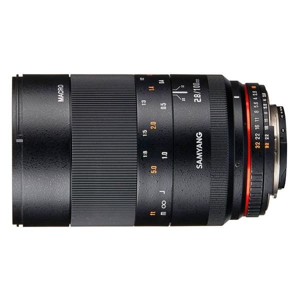 Samyang Teleobjektiv Macro Dslr Nikon F Ae 100 Mm Mf/2.8 Søvfarvet