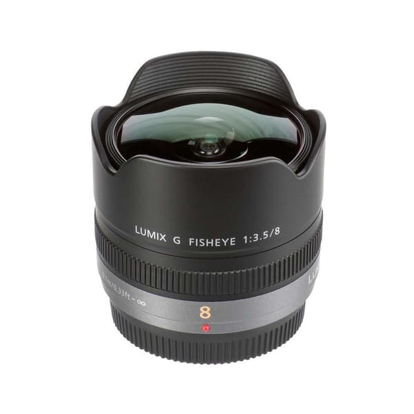 Panasonic Linse Lumix G Fisheye 16 Mm F/3.5 Mm Søvfarvet Sort