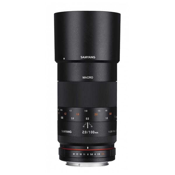 Samyang Linse 100 Mm F2.8 Ed Umc Canon Ef Sort