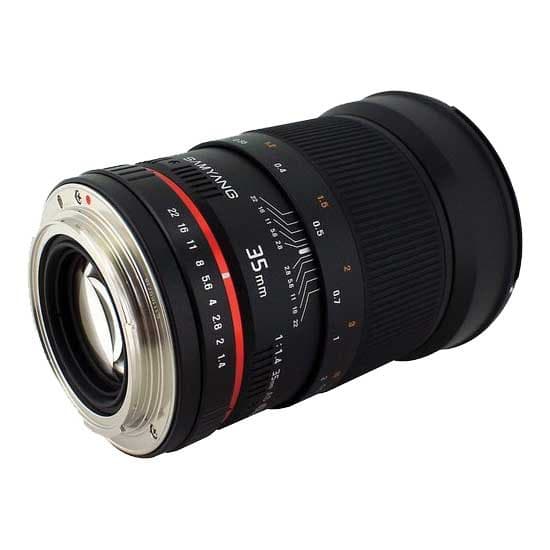 Samyang Linse 35 Mm F1.4 As Umc Mft Micro 4/3 Sort