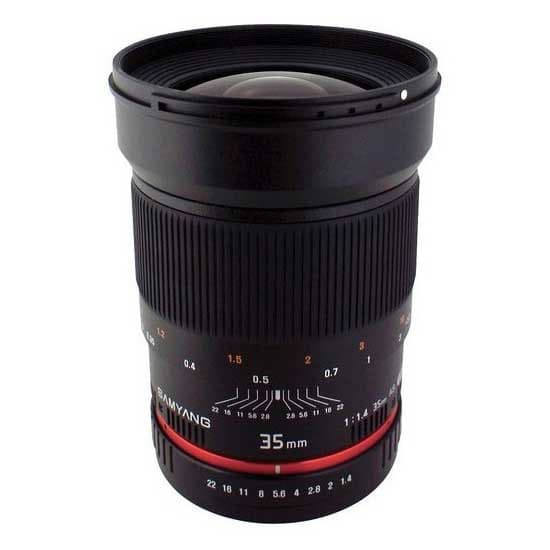 Samyang Linse 35 Mm F1.4 As Umc Mft Micro 4/3 Sort Sort
