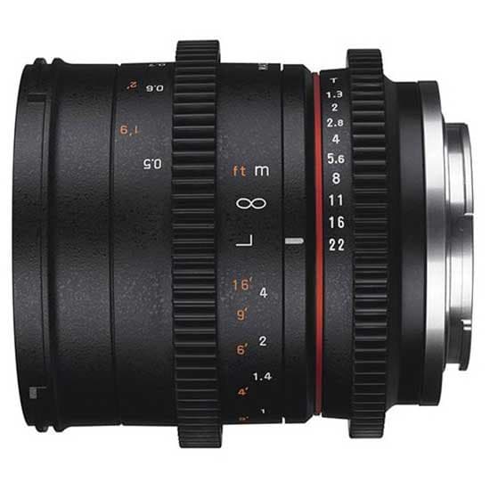 Samyang Linse 50 Mm T1.3 As Umc Cs Canon M Sort