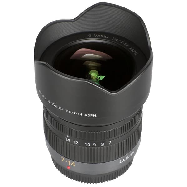 Panasonic Lumix G Vario H-f 4.0/7-14 For Micro Fourthirds Sort Sort