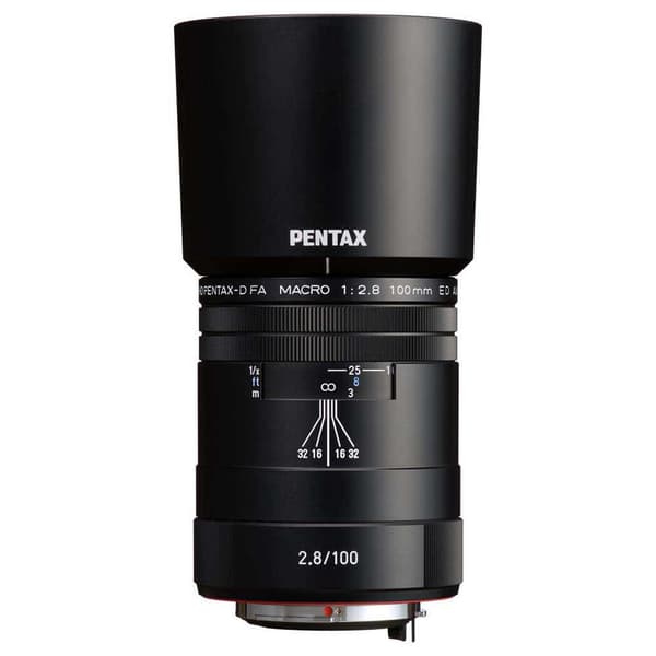 Pentax Teleobjektiv 100 Mm F2.8 Macro Ed Hd Fa Aw Søvfarvet