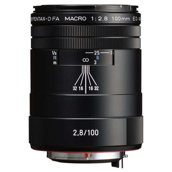 Pentax Teleobjektiv 100 Mm F2.8 Macro Ed Hd Fa Aw Søvfarvet