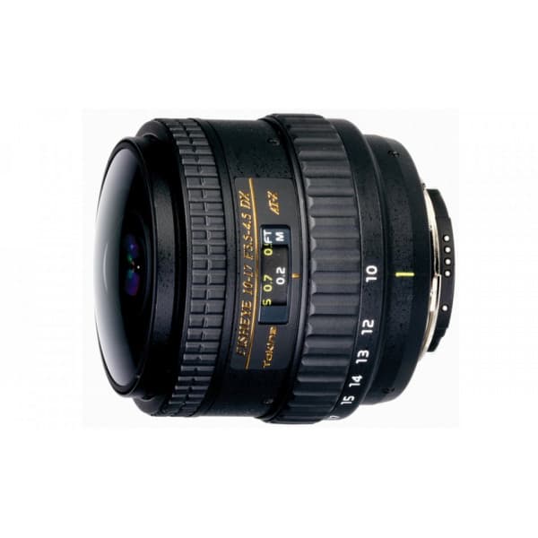 Tokina AT-X 107 DX AF NH 10-17mm f/3.5-4.5 Canon - fisheye zoom-objektiv Sort