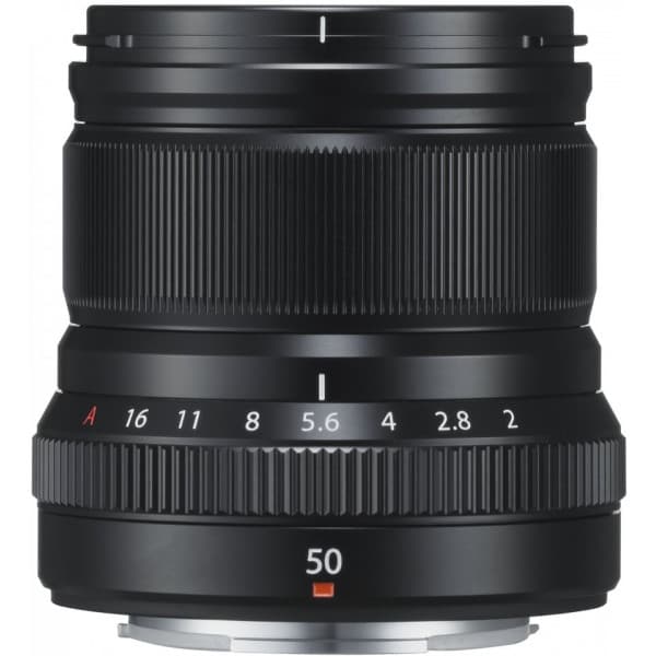 Fujifilm FUJINON XF50mm F2 R WR -objektiv, sort