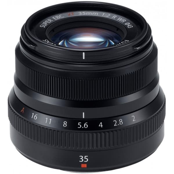Fujifilm FUJINON XF35mm F2 R WR, sort Sort