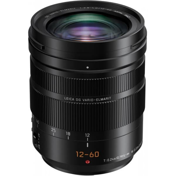 Panasonic Leica DG Vario-Elmarit 12-60mm f/2.8-4 Asph. Power OIS -objektiv Sort