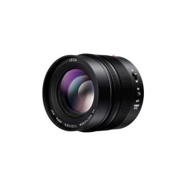 Panasonic Leica DG Nocticron 42,5 mm F1.2 ASPH Power O.I.S. teleobjektiv Sort