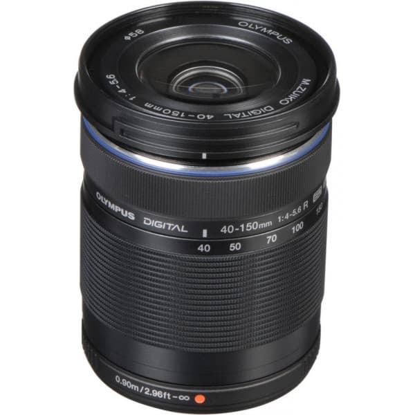 Olympus M.ZUIKO DIGITAL ED 40-150mm 1:4.0-5.6 R -telezoomobjektiv, sort Sort