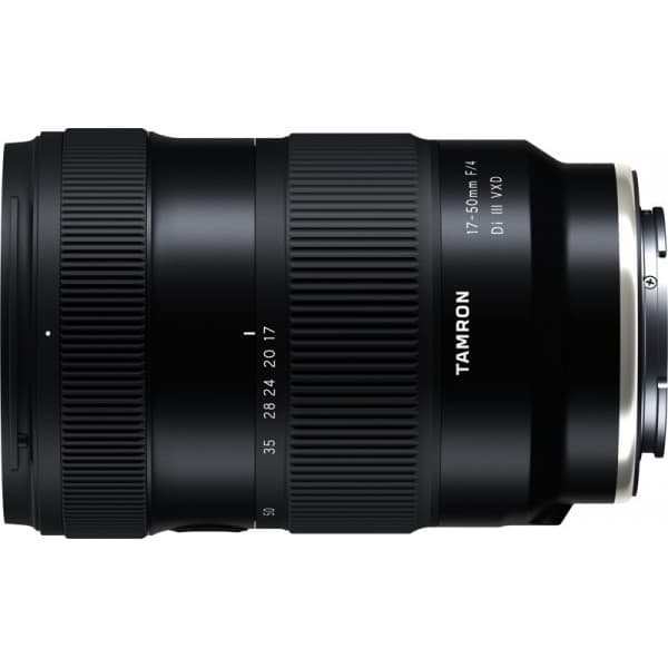 Tamron 17-50mm f/4 Di III VXD -objektiivi, Sony FE