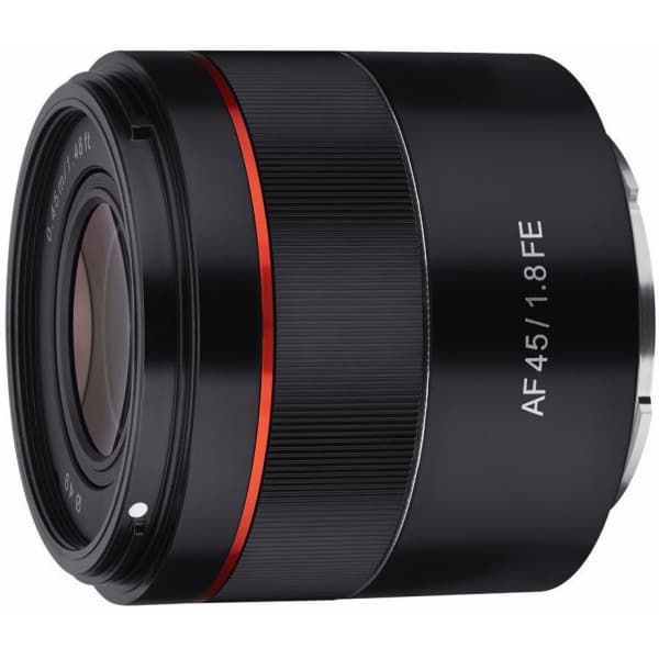 Samyang AF 45 mm F/1.8 -objektiv, Sony FE