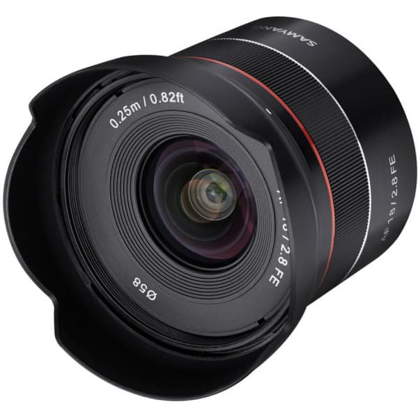 Samyang AF 18 mm F2.8 FE -vidvinkelobjektiv