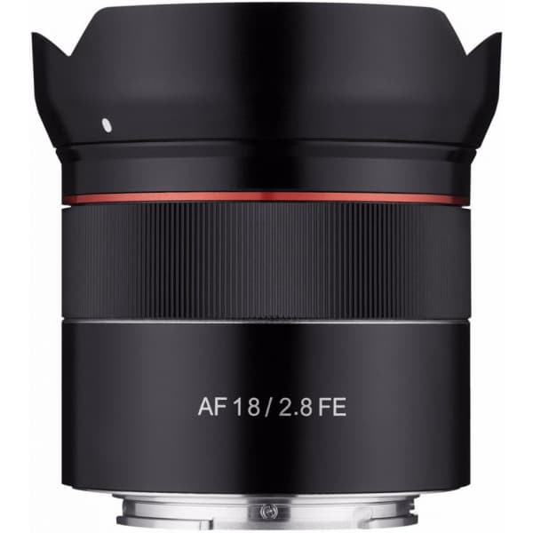 Samyang AF 18 mm F2.8 FE -vidvinkelobjektiv Sort