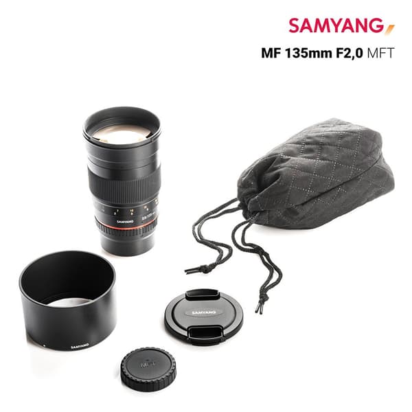 Samyang Objektiv Mf 2.0/135 Mft Sort