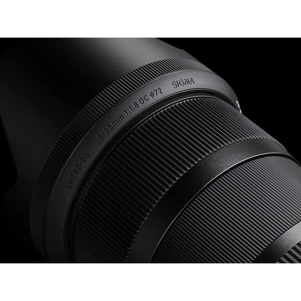 Sigma Photo Teleobjektiv Dc Hsm Eos 18-35 Mm F/1.8 Sort