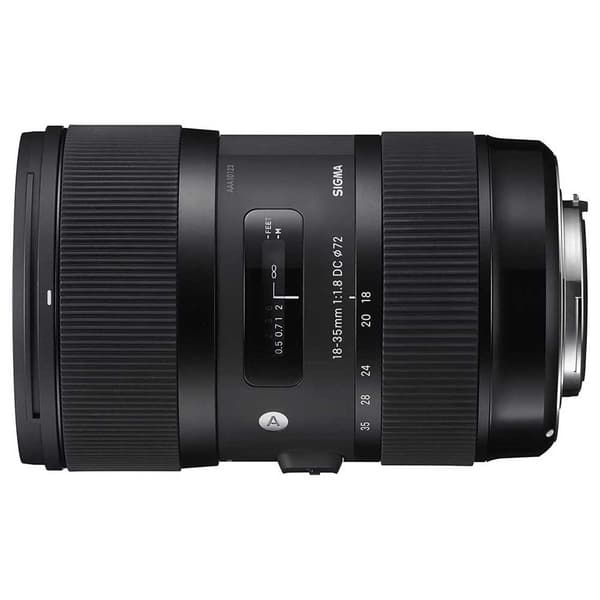 Sigma Photo Teleobjektiv Dc Hsm Eos 18-35 Mm F/1.8 Sort