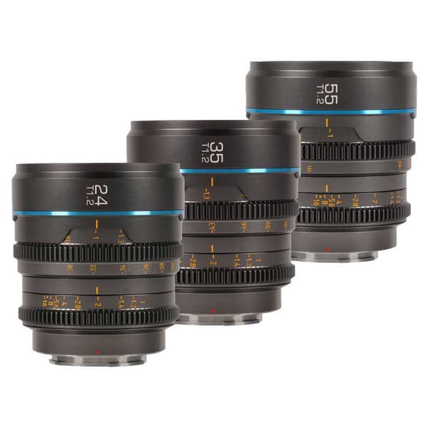 Sirui Optical Linse Kit Nightwalker 24-35-55 Mm 1.2 Se Anthracit