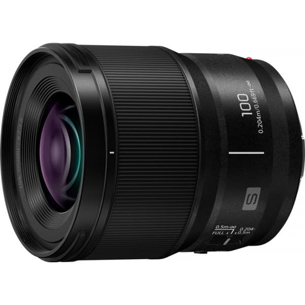 Panasonic Lumix S 100mm F/2.8 makroobjektiv Svart