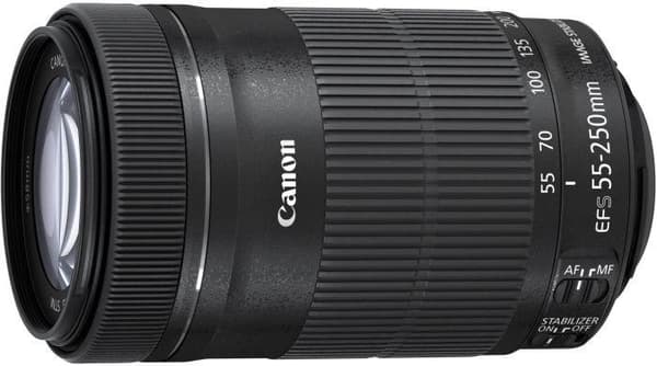 Canon EF-S - telezoom-objektiivi - 55mm-250mm - f/4.0-5.6 IS STM - Canon EF/EF-S