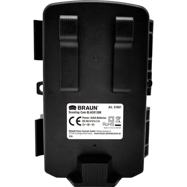 Braun Germany BRAUN Scouting Cam Black1300 Viltkamera 13 Megapixel Time-lapse-video, ljudinspelning Kamouflage