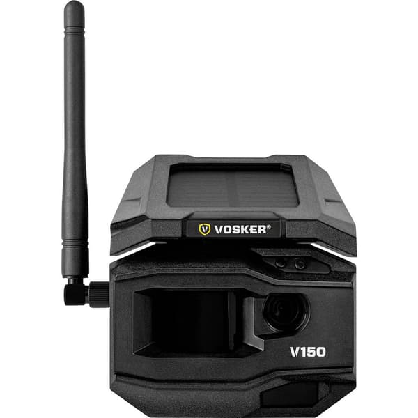 Vosker V150 LTE Wireless Outdoor Solar Viltkamera Time-lapse-video, 4G bildöverföring, GSM-Modul Svart-grå