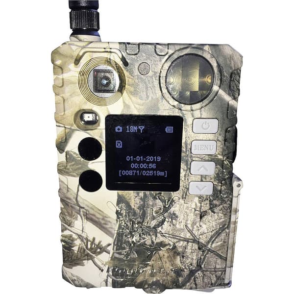 Berger & Schröter 4G/LTE BG310-M Wildkamera 18 MP, 940nm Viltkamera 18 Megapixel 4G bildöverföring, ljudinspelning, Fjä