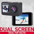 Miniatyrbillede 4 af 6: AgfaPhoto Action Cam Action Cam 4K, Dual Display, Vandtæt, WiFi, Slow-Motion/Time-Lapse (AC7000BK)