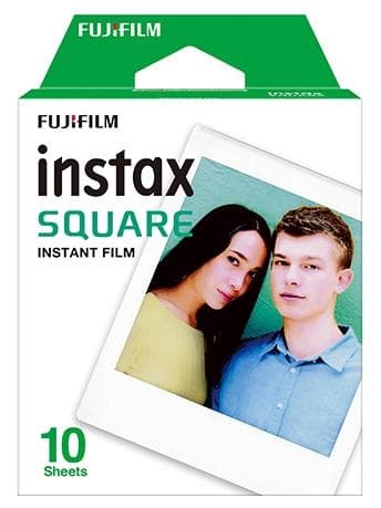 Fujifilm Instax Square Film - Vit ram - 10 st