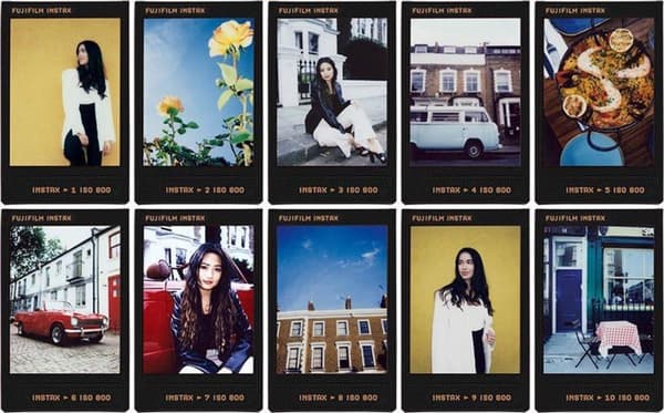FujiFilm Instax Mini Black Frame - valokuvapaperi - musta