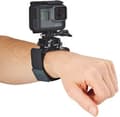 Pikkukuva 2 / 5: Mantona - rannekoru 360 astetta kääntyvällä GoPro-telineellä (GoPro Hero 6 5 4 3+ 3 2 1) - Musta - Malli 21277