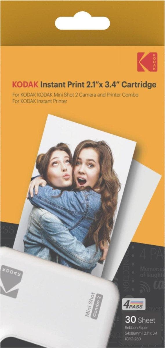 Kodak ICRG-230 (2,1 X 3,4) 3 blækpatroner + 10 fotopapir hver (5529010)