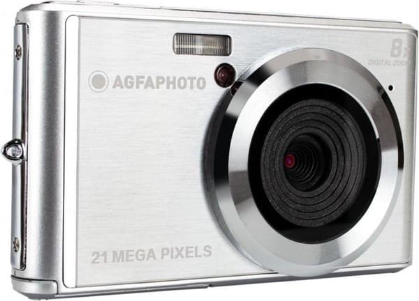 AgfaPhoto DC5200 - digitalkamera - kompaktkamera - 21,0 MPix - 720p - sølv (DC5200-SIL)