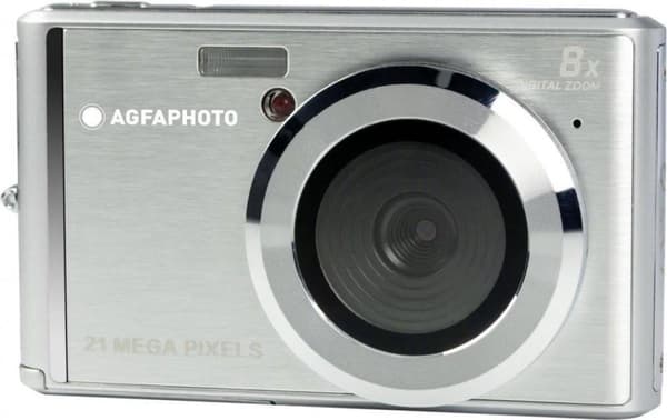 AgfaPhoto DC5200 - digitalkamera - kompaktkamera - 21,0 MPix - 720p - sølv (DC5200-SIL)