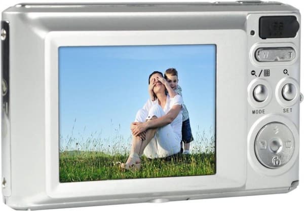AgfaPhoto DC5200 - digitalkamera - kompaktkamera - 21,0 MPix - 720p - sølv (DC5200-SIL)